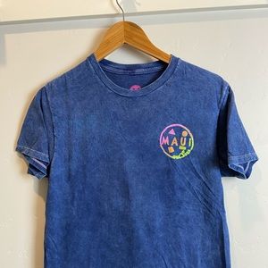 Maui and Sons “acid-wash” Blue T-shirt